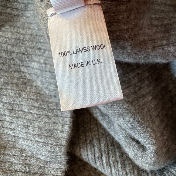 Celtic & Co Fair Isle Sweater Dress Lambs Wool Winter Nordic Classic Preppy - Picture 5 of 8